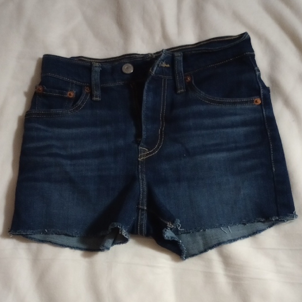 Levi's Dark Wash Denim Shorts